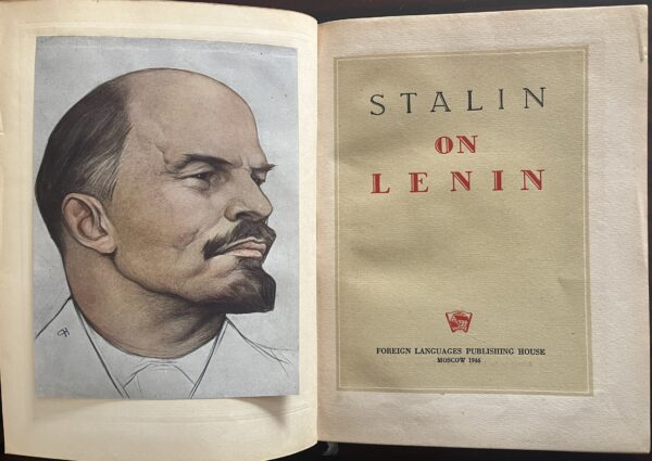 1946, Stalin on Lenin, Moscow, Foreign Languages Publishing House, USSR - Image 3