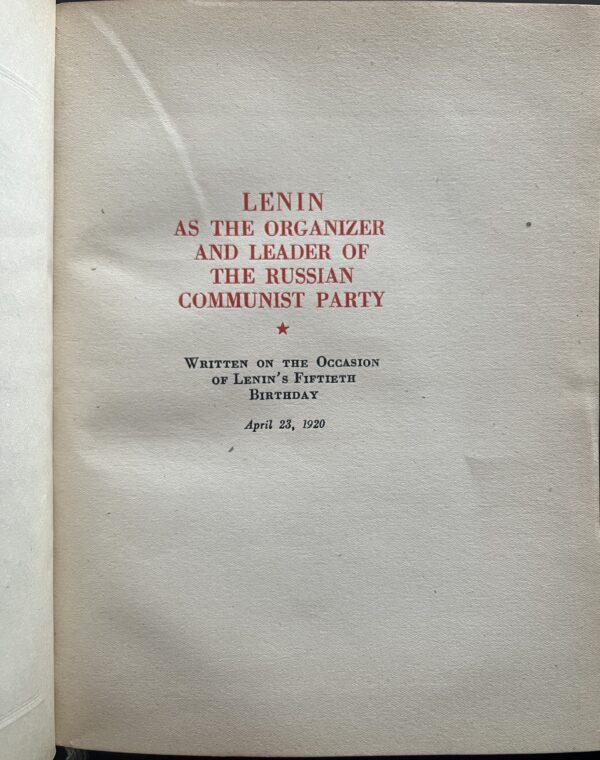 1946, Stalin on Lenin, Moscow, Foreign Languages Publishing House, USSR - Image 7