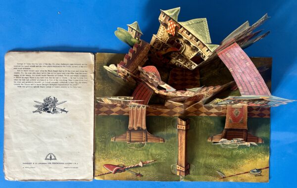 Rare, 1961, Vojtěch Kubašta, Pop up book, The Tournament, Artia, Bancroft Westminster London - Image 8