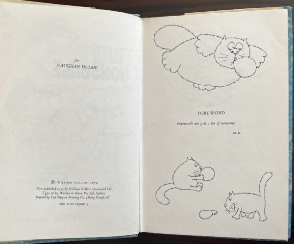 1974, SIGNED, Michael Dugan, Stuff & Nonsense, Deborah Niland, First Edition - Image 6