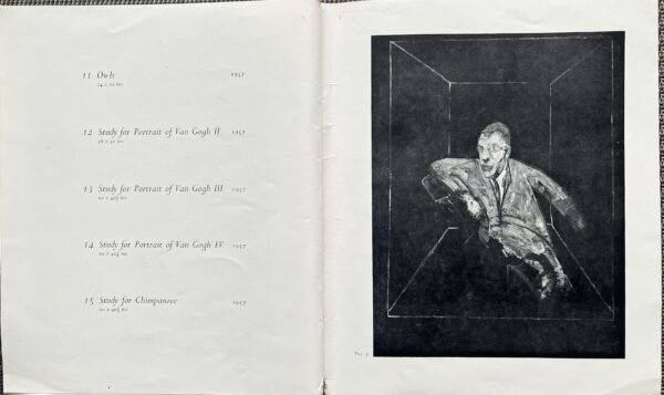 1957, Francis Bacon, Exhibition Catalog, Hanover Gallery, London, Graphis Press - Image 4