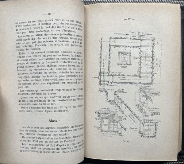 Rare, 1925, Robert Normand, Travaux de Campagne, French Military Manual, WWI +II - Image 7