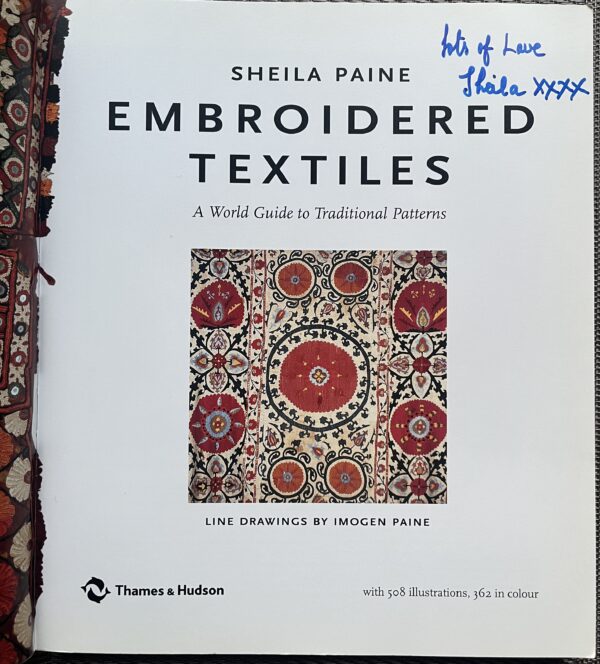 Signed, 2010, Sheila Paine, Embroidered Textiles, Traditional Patterns, Fashion - Image 3