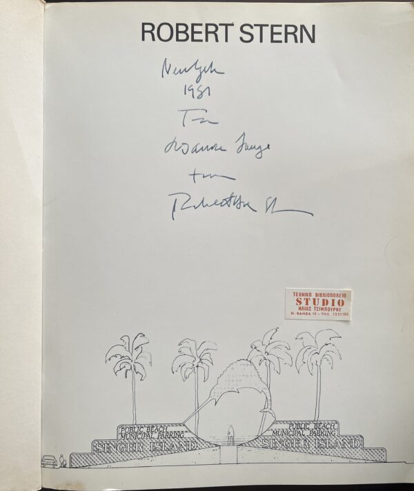 1981, Signed, Robert Stern, Architectural Design, Vincent Scully, Post-Modernism - Image 2