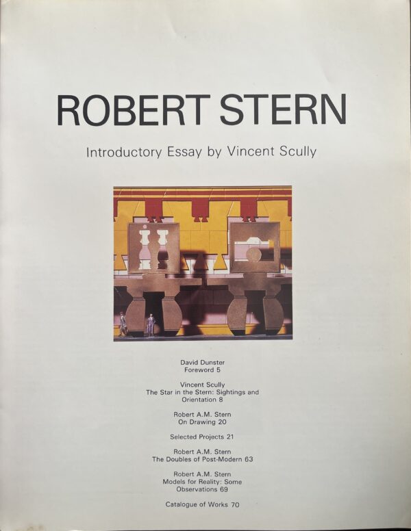 1981, Signed, Robert Stern, Architectural Design, Vincent Scully, Post-Modernism - Image 3