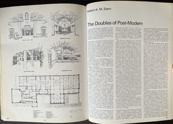 1981, Signed, Robert Stern, Architectural Design, Vincent Scully, Post-Modernism - Image 10