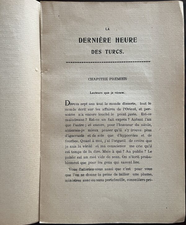 RR, 1920, Charles-Louis Sevelinges, Rene Puaux, The Last Hour of the Turks, Greek Revolution, Ottoman Empire - Image 2