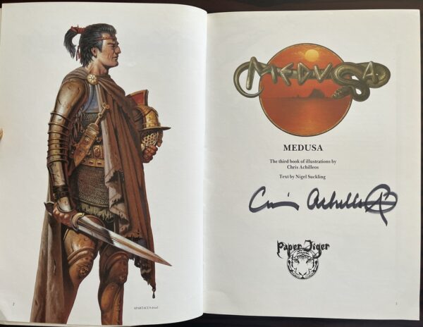 1989, Signed, Chris Achilleos, Medusa, Cyprus Art, Sci-Fi & Fantasy