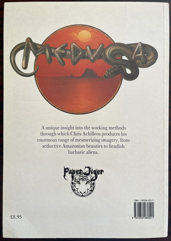 1989, Signed, Chris Achilleos, Medusa, Cyprus Art, Sci-Fi & Fantasy - Image 8