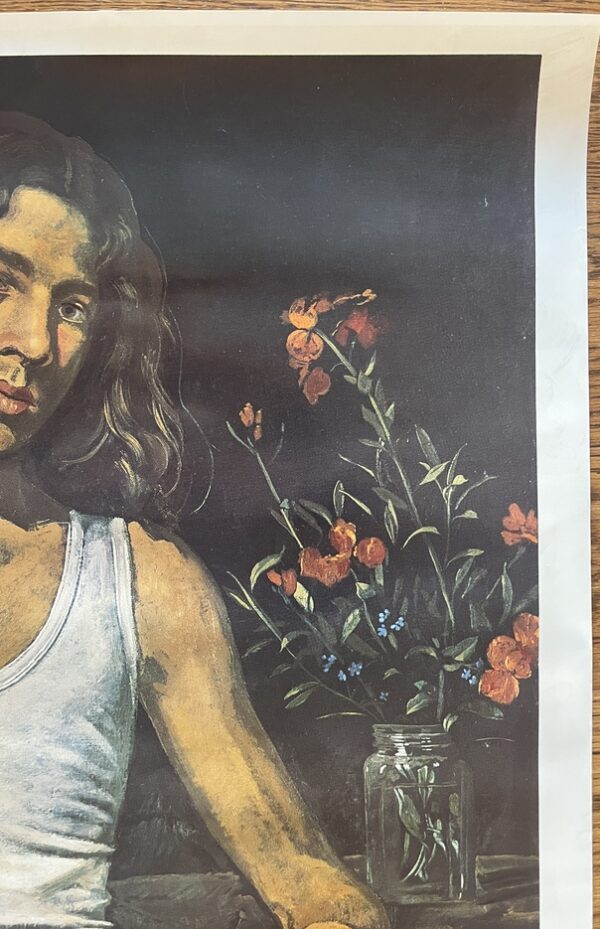 Rare, Original 1980s Exhibition Poster, Yannis Tsarouchis, Gallery 3, Spring - Image 8