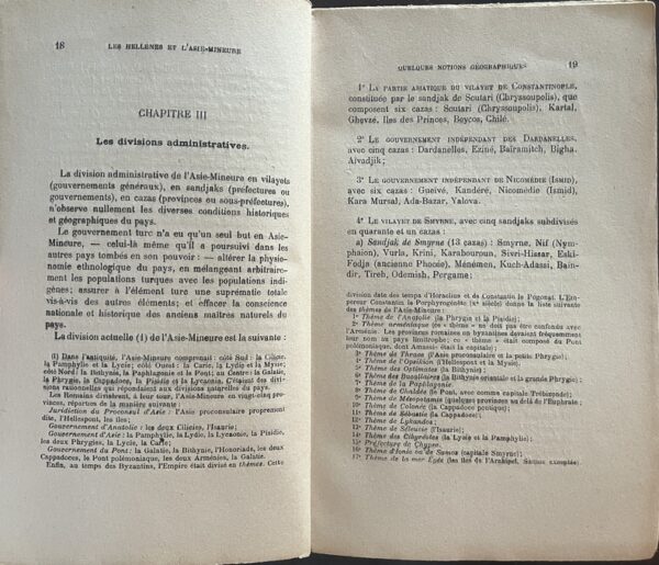 Rare, 1919, First Edition, Les Hellènes et l’Asie-Mineure, D. Noti Botzaris, Greek Asia Minor History - Image 4