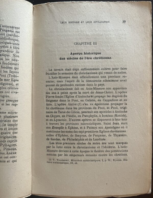 Rare, 1919, First Edition, Les Hellènes et l’Asie-Mineure, D. Noti Botzaris, Greek Asia Minor History - Image 5