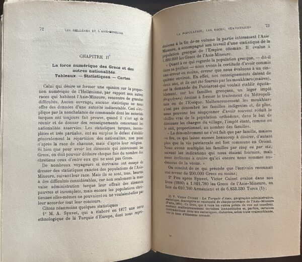 Rare, 1919, First Edition, Les Hellènes et l’Asie-Mineure, D. Noti Botzaris, Greek Asia Minor History - Image 8