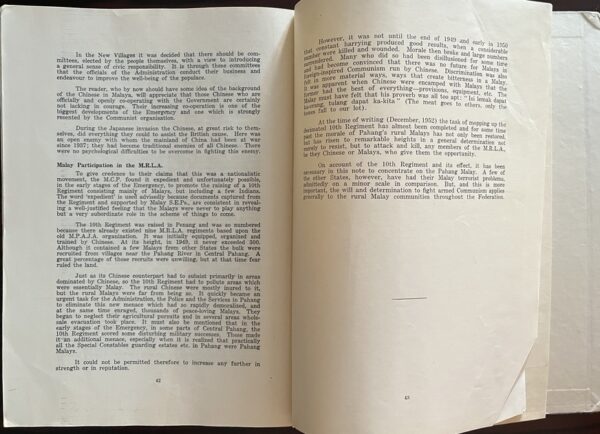 The Federation of Malaya and Its Police, 1786-1952. Kuala Lumpur, Cold War China - Image 6