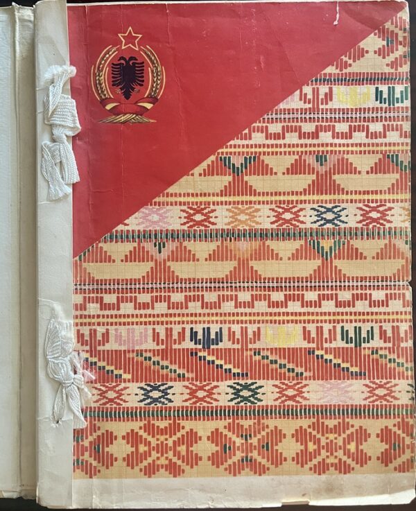 Lot of 3 Rare Albanian Folk Textile & Embroidery Books, Tirana 1959 & 1978, Ethnographic Patterns - Image 3