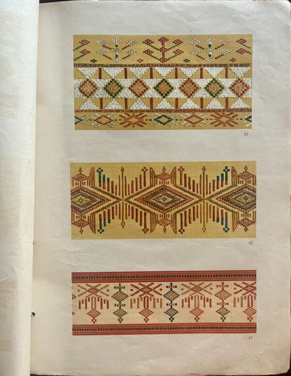 Lot of 3 Rare Albanian Folk Textile & Embroidery Books, Tirana 1959 & 1978, Ethnographic Patterns - Image 6