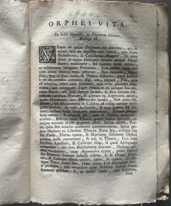 Rare, 1772, Greek-Latin Book, Hesiod's Euriskomena, Orphic & Proclus' Hymns, Padua Printing - Image 11