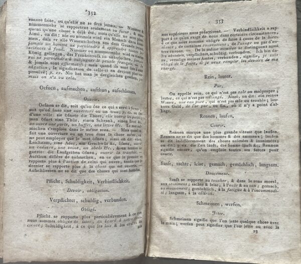 Rare, 1800, Antique Language Manual, J. J. Deuter, Grammaire Allemande, Augsburg printing, First Edition - Image 11
