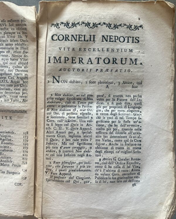Rare 1791 Latin Book Cornelius Nepos, Lives Ancient Greek Generals, Venice Print, First Edition - Image 4