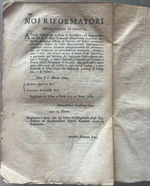 Rare 1791 Latin Book Cornelius Nepos, Lives Ancient Greek Generals, Venice Print, First Edition - Image 14