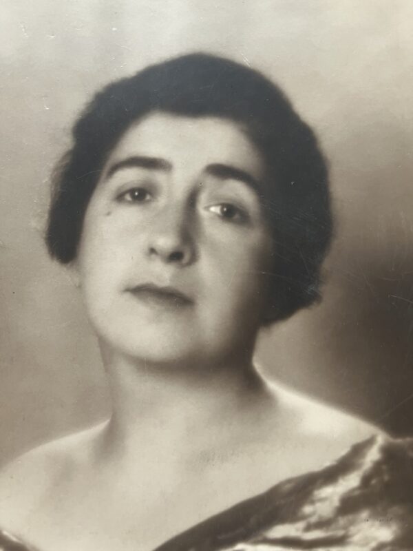 1940s, Vintage Original B&W Photo, Lady Portrait, Greek Photographer NELLY'S - Image 4