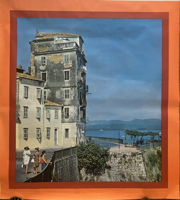RR, 1967 Original Vintage Travel Poster, ΕΟΤ, Kerkyra, Corfu, Greece, N. Sturnaras - Image 2