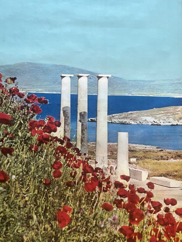 RR, 1970 Original Vintage Travel Poster, ΕΟΤ, Delos, Cyclades, Greece, Lena Aperghi - Image 11