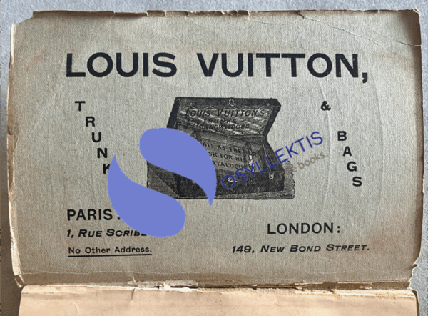 Very Rare, 1904, Paris Guide, Hotel St. Petersbourg, Early Louis Vuitton Advertisement