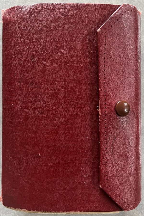 Rare, Inscribed, Used Field Service Pocket Book, Battle of Kalamata 1941 Greece, WWII Military History - Image 2