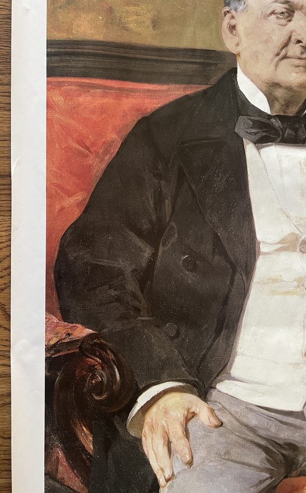 Rare, 1981 Original Vintage Exhibition Poster, Nikiforos Lytras, Portrait of Georgios Stavrou - Image 6