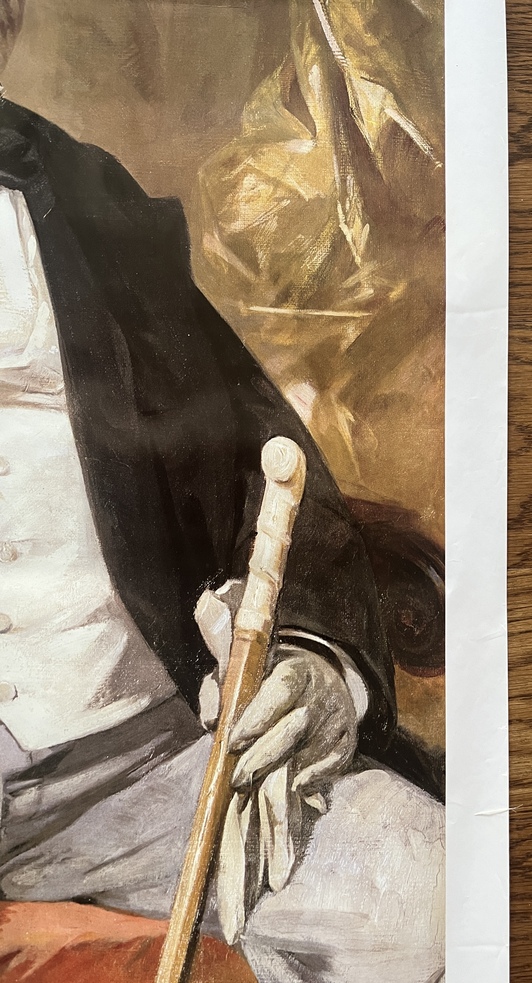 Rare, 1981 Original Vintage Exhibition Poster, Nikiforos Lytras, Portrait of Georgios Stavrou - Image 7