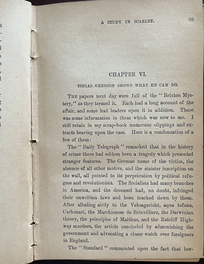 Rare, 1894 Arthur Conan Doyle, A Study in Scarlet, Early A.L. Burt, Sherlock Holmes - Image 7