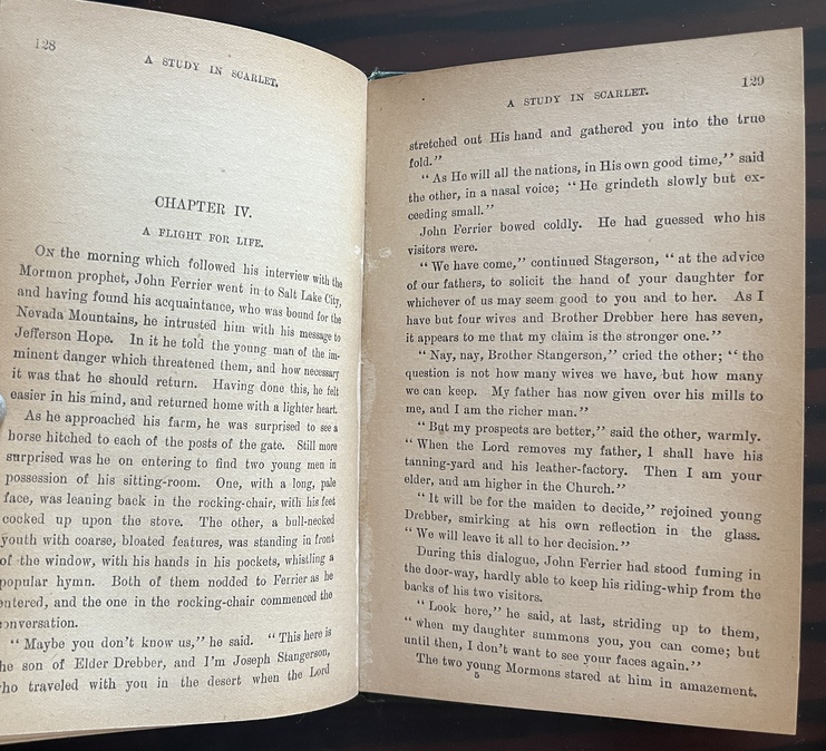 Rare, 1894 Arthur Conan Doyle, A Study in Scarlet, Early A.L. Burt, Sherlock Holmes - Image 9