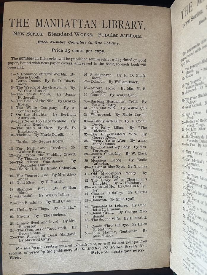 Rare, 1894 Arthur Conan Doyle, A Study in Scarlet, Early A.L. Burt, Sherlock Holmes - Image 11