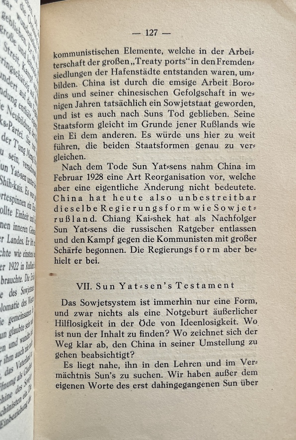 Rare, 1929, Maximilian Esterer, China's Natürliche Ordnung und die Maschine, Sun Yat-sen, Dust Jacket by Frans Masereel - Image 10