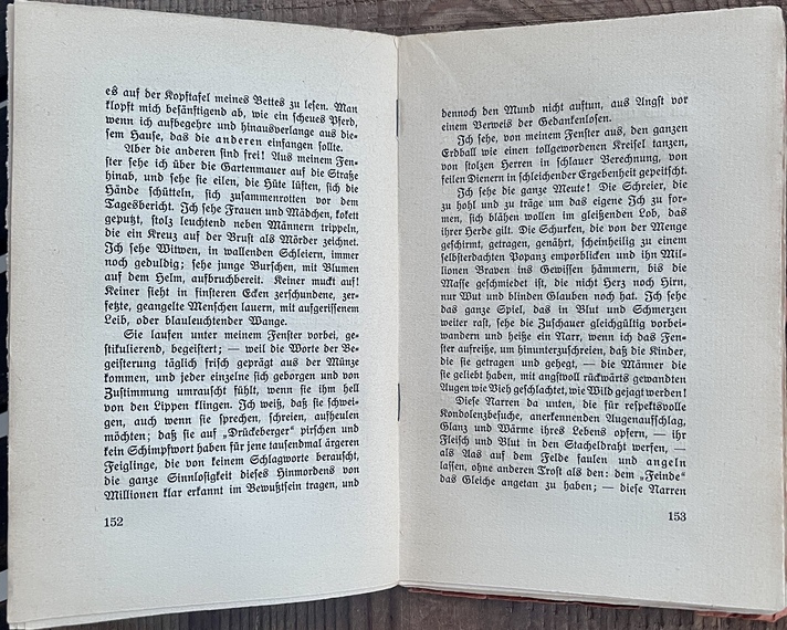 Rare, 1917, Menschen im Krieg, Andreas Latzko, Rascher & Co Zürich, Anti-war Pacifism, First Edition - Image 12