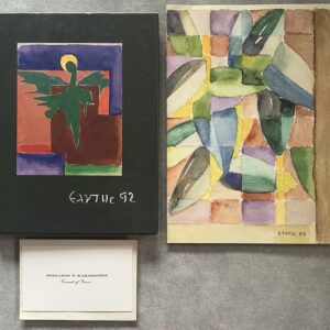 Rare, Odysseas Elytis, Signed First Edition Art Book 1992 + Catalogue, Association Copy Goulandris