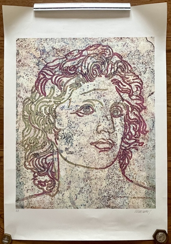 1990s, Makis Warlamis, Alexander the Great, Hand-Signed Large Engraving, EA Artist's Proof - Image 3