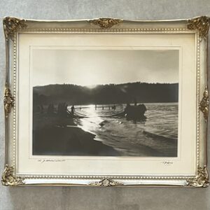 Rare, Signed, Diamantopoulos, Greek Original Framed Black & White Photograph -Trata, c. 1970s
