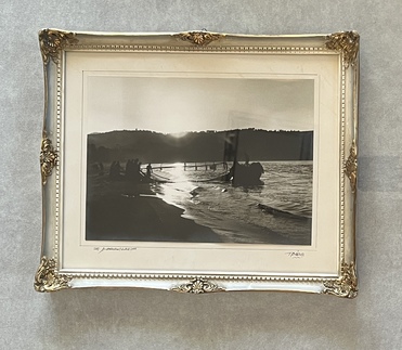 Rare, Signed, Diamantopoulos, Greek Original Framed Black & White Photograph -Trata, c. 1970s - Image 11