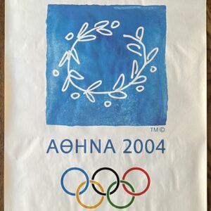 Athens 2004 Olympic Games Official Poster, Laurel Wreath Design
