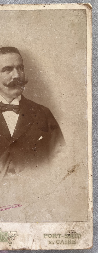 1860s, Original Cabinet Photograph, Port Said & Cairo, Egypt, Late 19th Century Orientalist Studio - Image 6