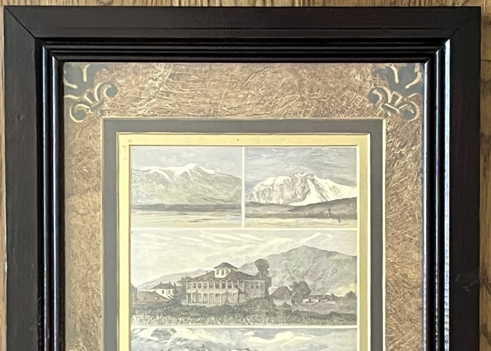 1880, The Capture & Release of Colonel Synge, Mount Olympus & Naousa, Greek Macedonia, Antique Wood Engraving of Greece in Unique Artist-Made - Image 9