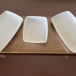 Vintage Olympic Airways Porcelain Tableware Set of 3 | Schönwald Germany Form 924 | Airline Memorabilia | 1980s Cabin Service