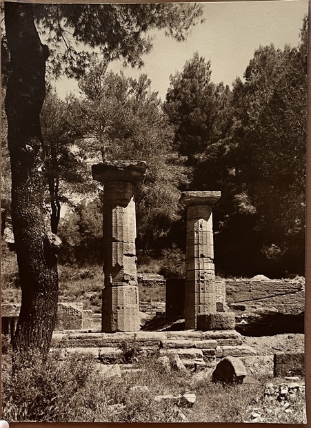 1930s, Nelly's, Temple of Hera, Olympia, Original Vintage Photograph, Greek Fine Art Photography - Image 2