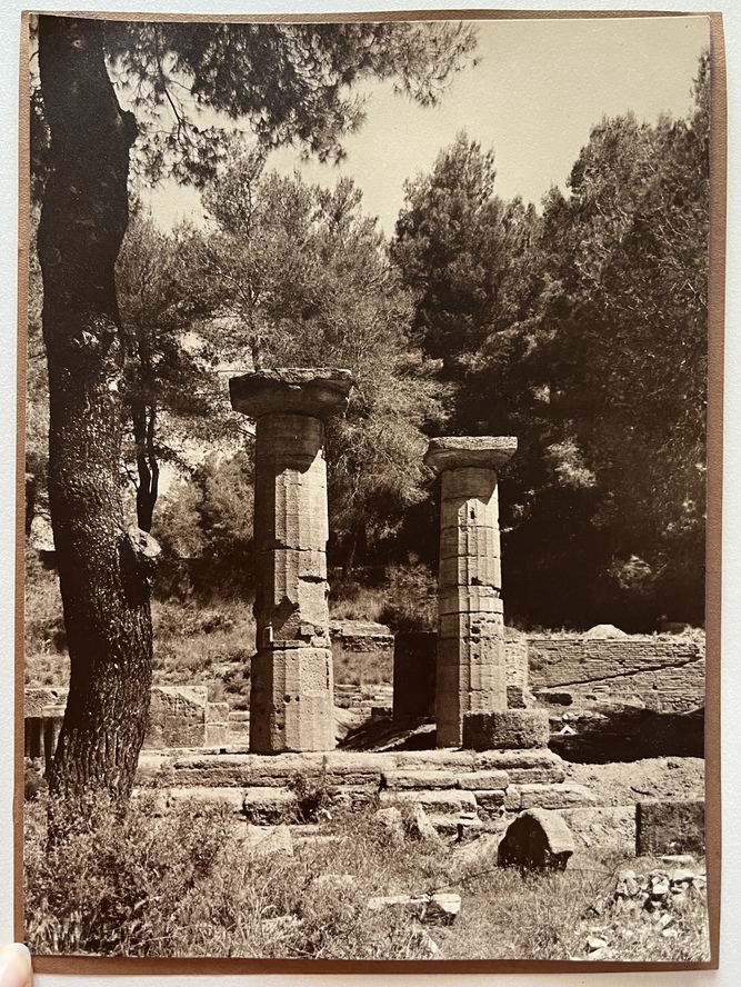 1930s, Nelly's, Temple of Hera, Olympia, Original Vintage Photograph, Greek Fine Art Photography - Image 5