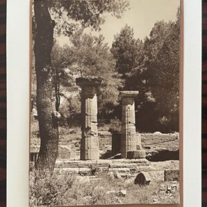 1930s, Nelly's, Temple of Hera, Olympia, Original Vintage Photograph, Greek Fine Art Photography