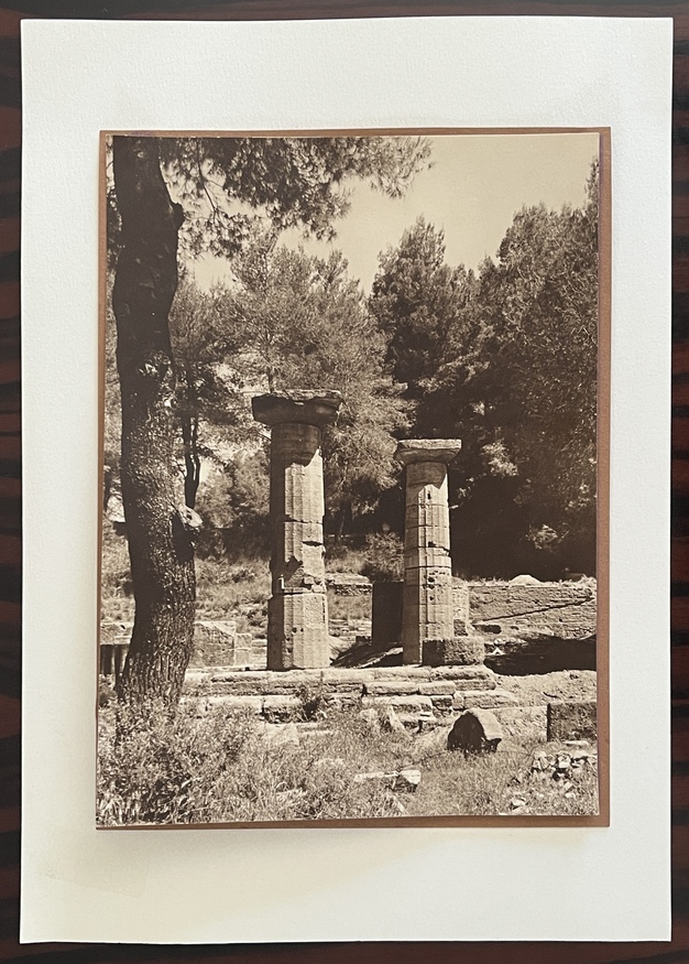 1930s, Nelly's, Temple of Hera, Olympia, Original Vintage Photograph, Greek Fine Art Photography