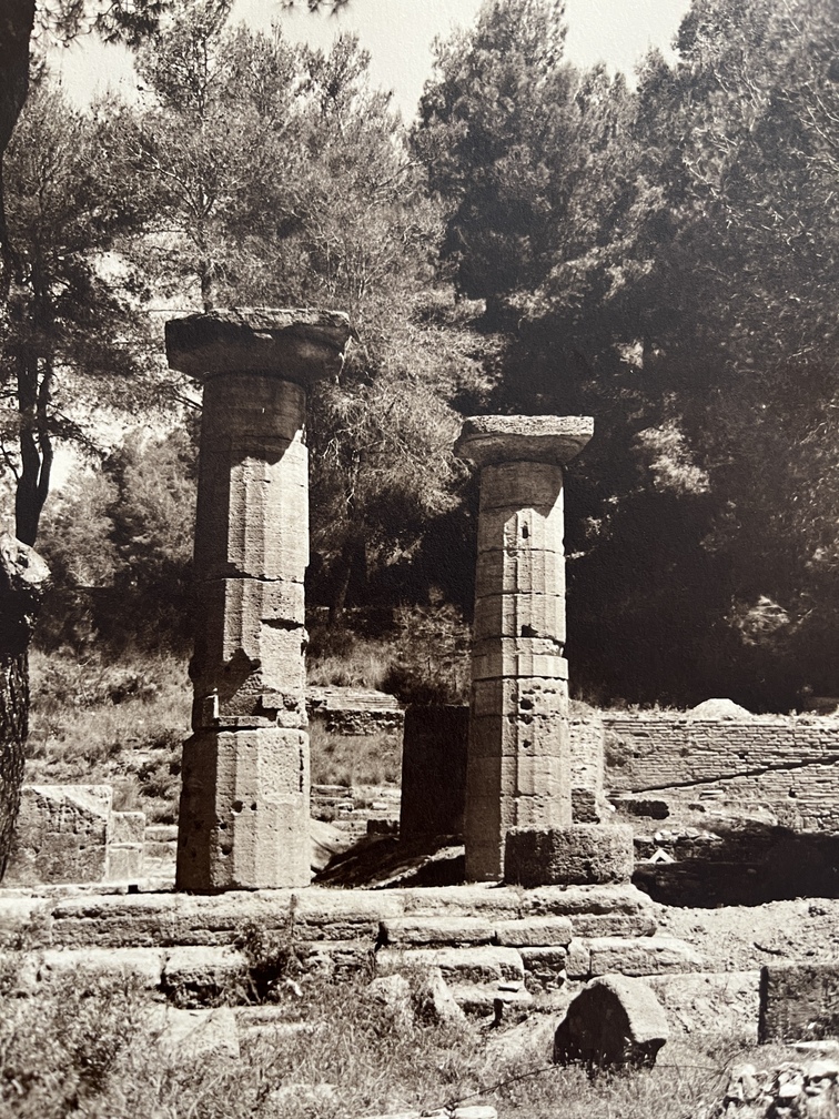 1930s, Nelly's, Temple of Hera, Olympia, Original Vintage Photograph, Greek Fine Art Photography - Image 3