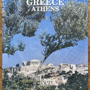 1992, Original Vintage Greece Athens Travel Poster, E.O.T. Greek National Tourism Organization, Acropolis & Parthenon